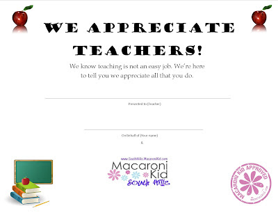 Support Your Teachers