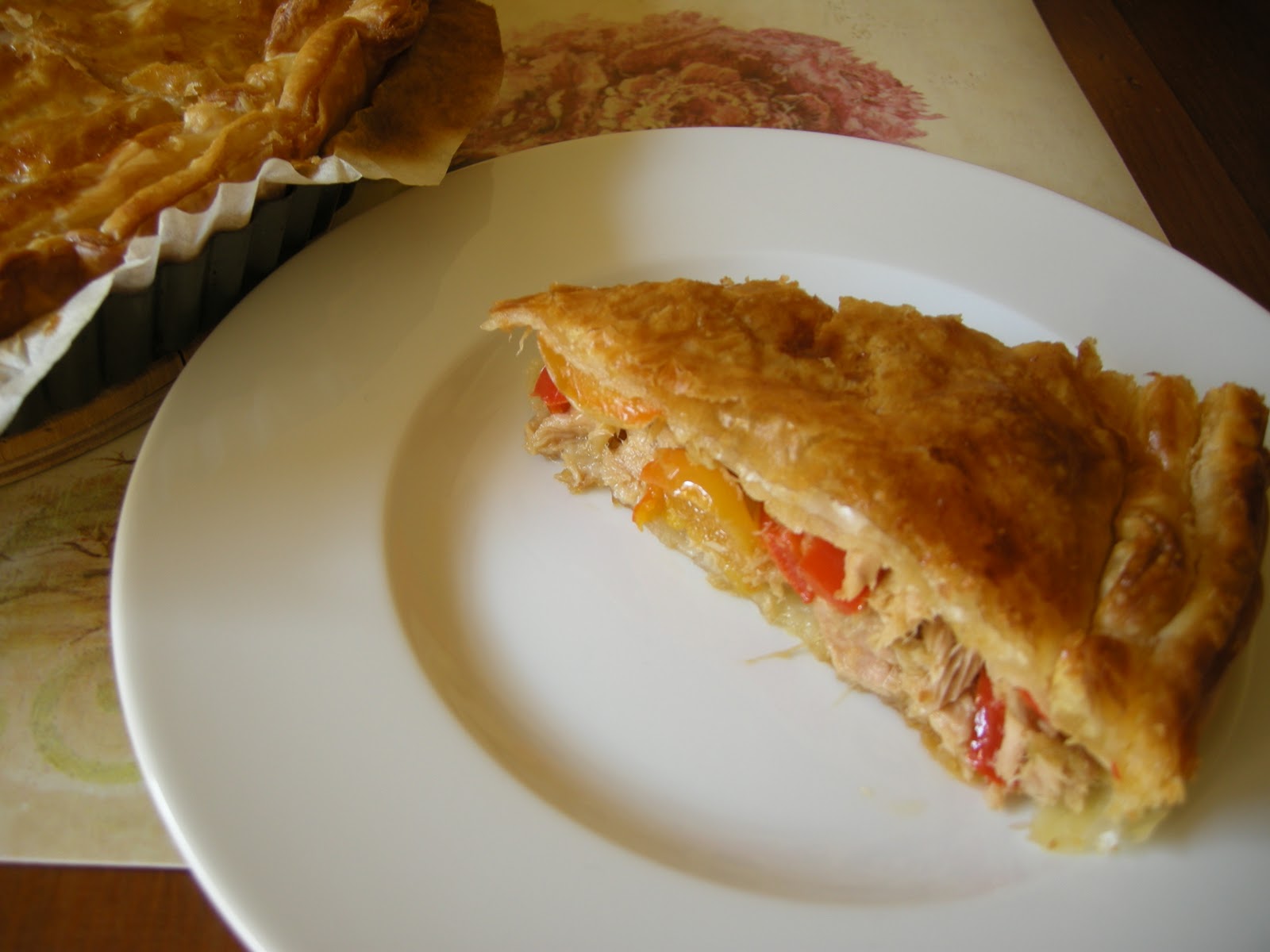 Frullato di ricette: TORTA AL TONNO E PEPERONI