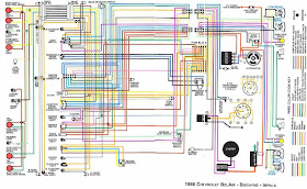 Diagram On Wiring: Chevrolet Bel Air, Biscayne and Impala 1966 Complete