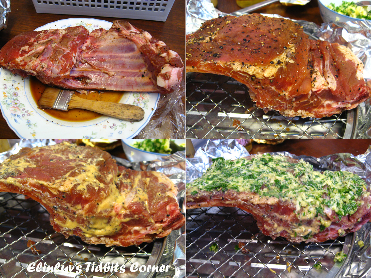 Elinluv's Tidbits Corner Roast Pork Ribs Valentine's Dinner