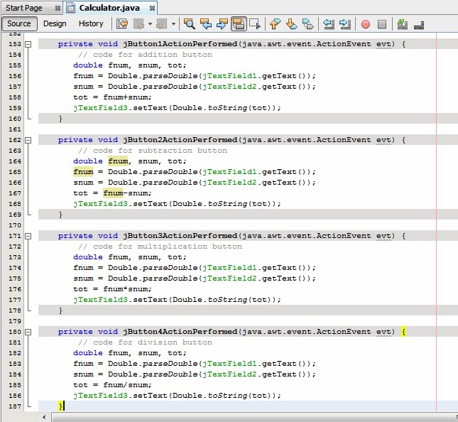 Calculator Program In Java Using Joptionpane With Arrays