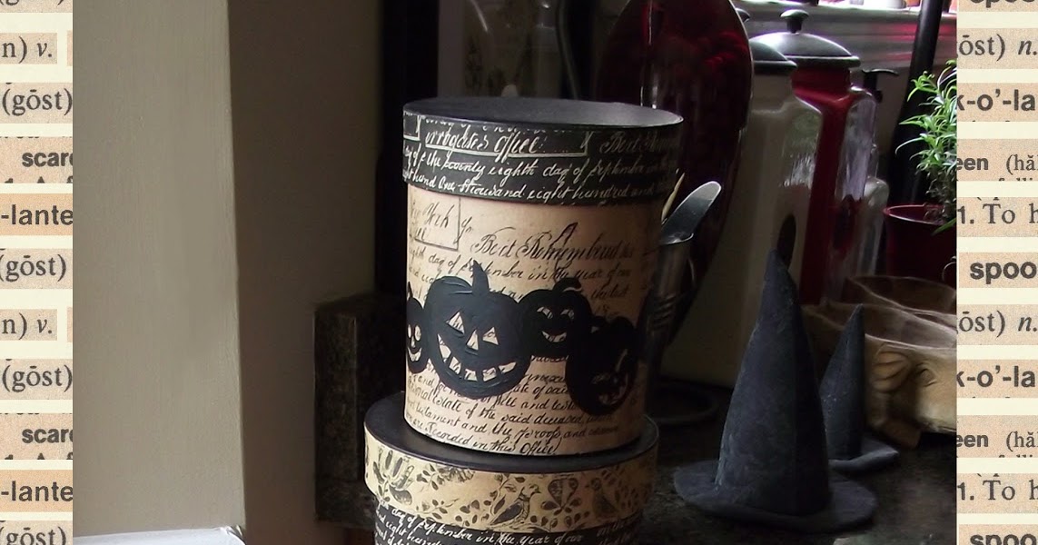 Blissfull Elements Hand painted Halloween boxes