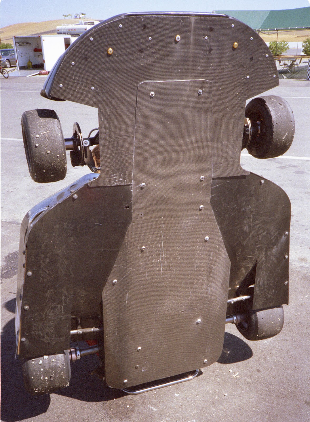 E.M.Unit U.S.A. Carbon Fiber Flat Bottom Kart