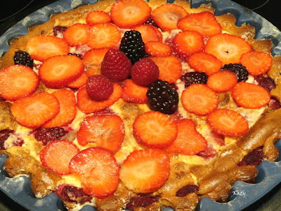 Tarta Mascarpone Con Frutos Rojos (normal Y Light)