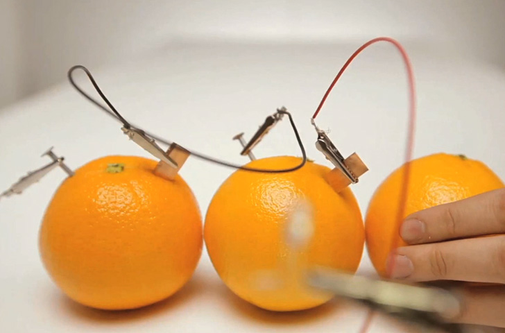 Orange Powered Light Bulb Orange Powered Light Bulb
