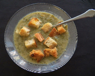 Smoked Gouda Broccoli soup