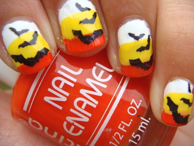 10. "Halloween Nail Art: Bats and Witch Hats" - wide 7