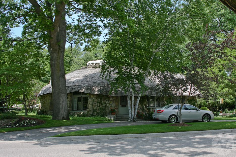 SightSalad Petoskey stones and mushroom houses in Charlevoix