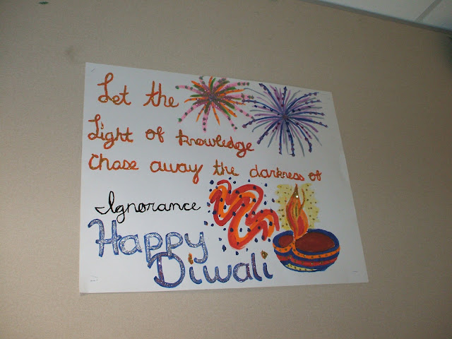 Handmade Chart On Diwali