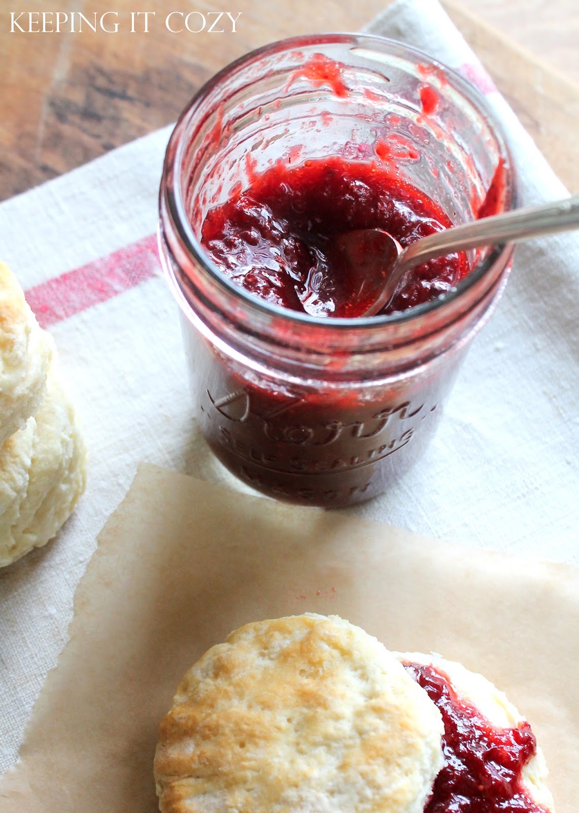 Keeping It Cozy The StrawberryBalsamic Jam Recipe (As Requested)