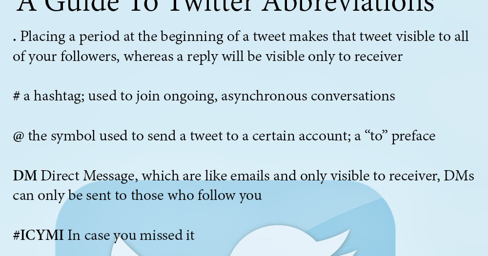 Warren Sparrow A guide to Twitter abbreviations for teachers