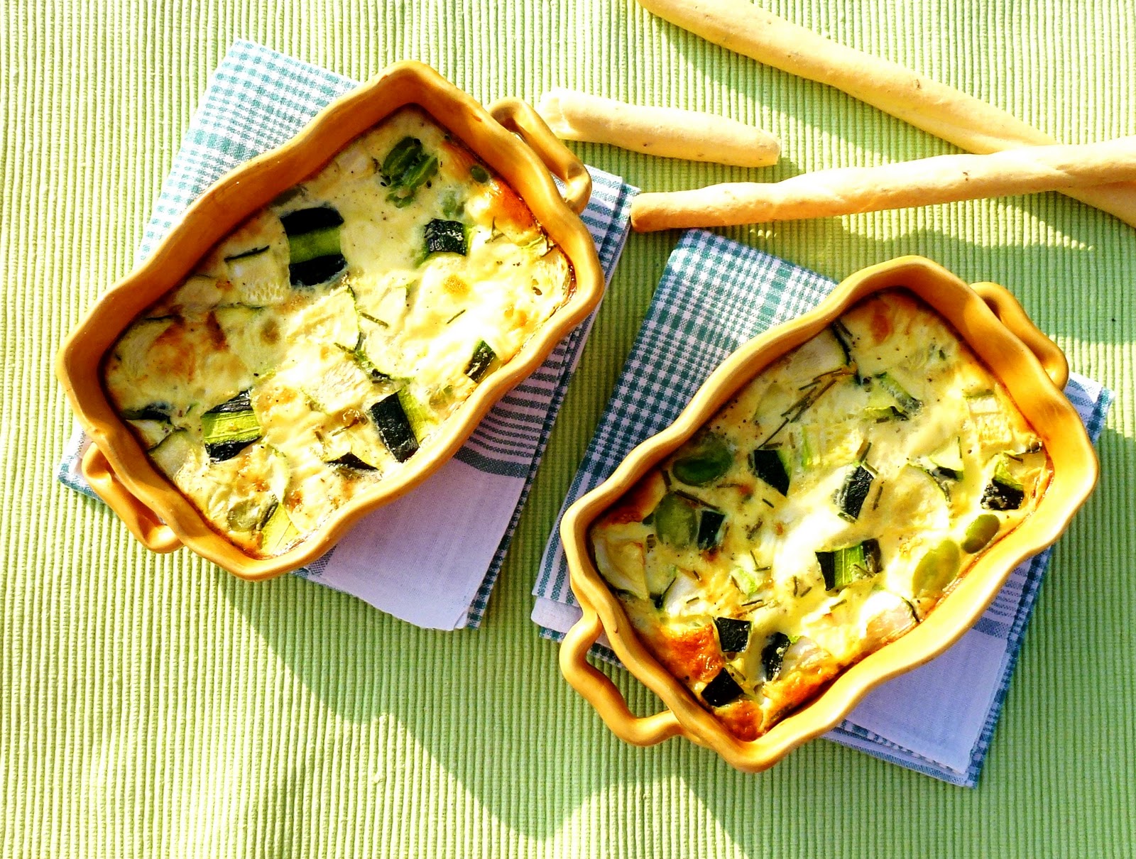 La cuisine de Marion Terrine fraiche de légumes verts et chèvre frais