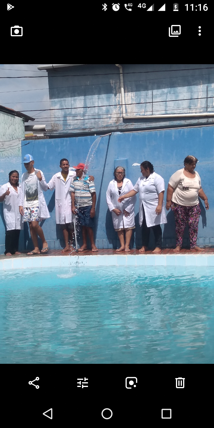 Batismo na IBMSJ maravilha de Deus