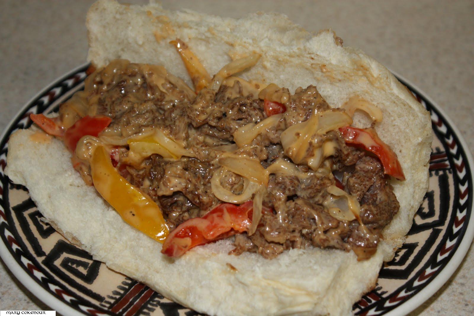 Food Adventures of a Comfort Cook Philly Cheesesteak the sub and the