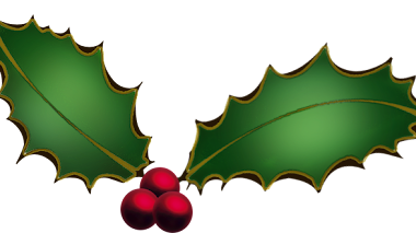 Acebo de navidad para imprimir