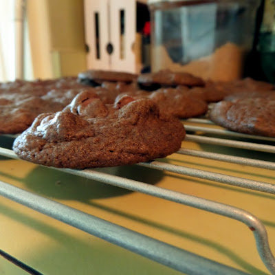 Chocolate Chocolate Chip Cookies:  No, this is not a typo. These are chocolate chip cookies with cocoa powder added making Chocolate, Chocolate Chip Cookies.