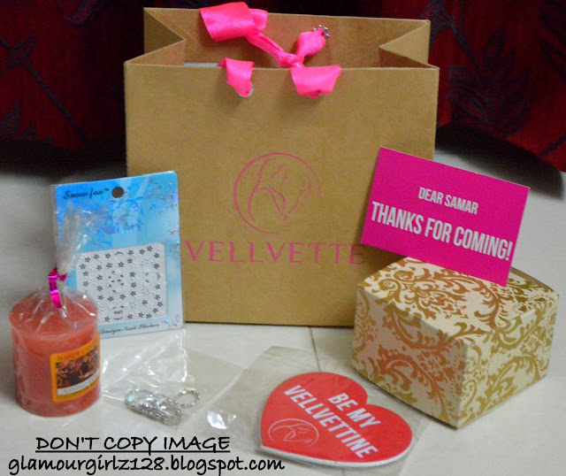 Goodie from Vellvette Vellvette goodie bag