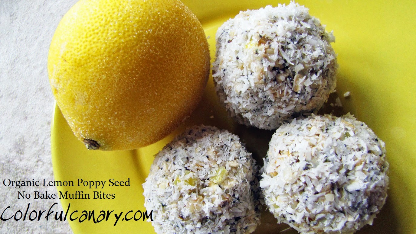 Recipe Lemon Poppy Seed No Bake Muffin Bites
