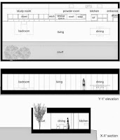 Okinawa Incredible Linear House Design With Exterior Features Four White Rectangular Concrete Slabs Okinawa Incredible Linear House Design With Exterior Features Four White Rectangular Concrete Slabs