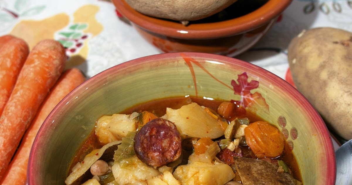 Slow Cooker Spanish Chorizo Chickpea Stew Food of the World Simple