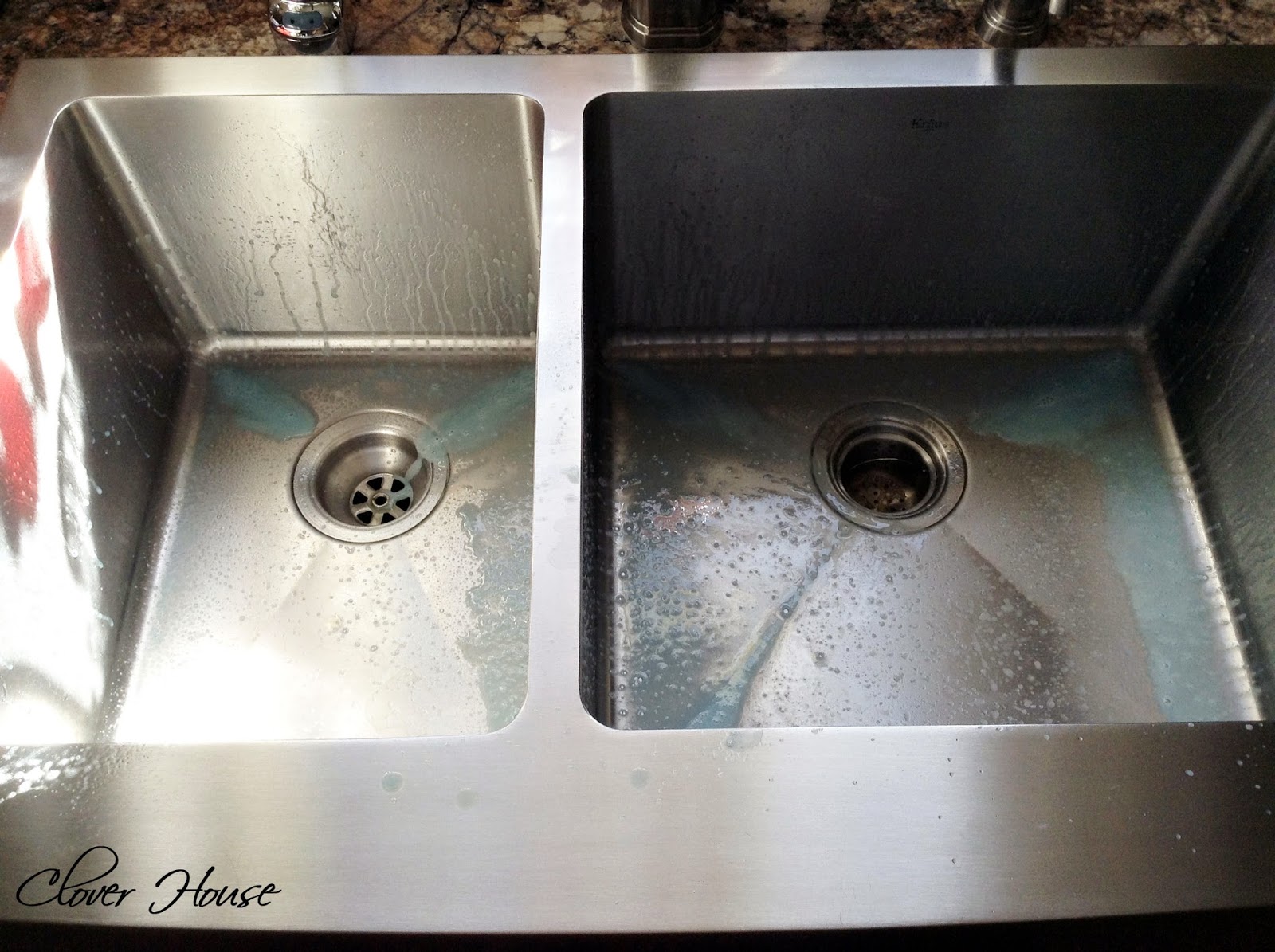 Clover House Make Your Stainless Sink Shine My Natural Secret Ingredient