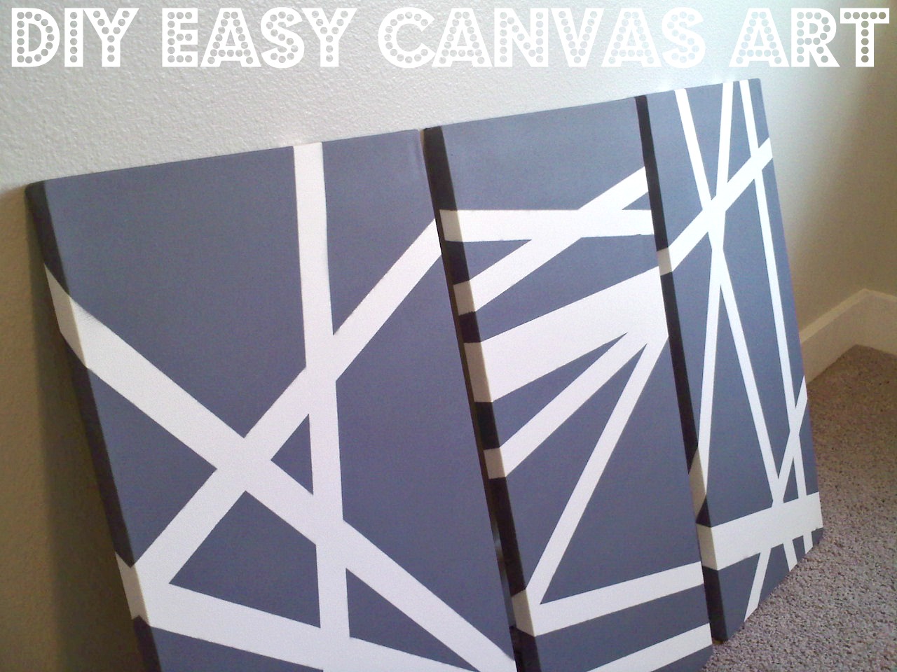 DIY EASY CANVAS ART