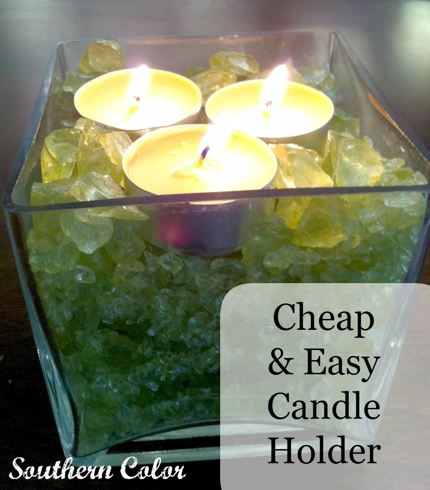 Southern Color Cheap & Easy Candle Holder