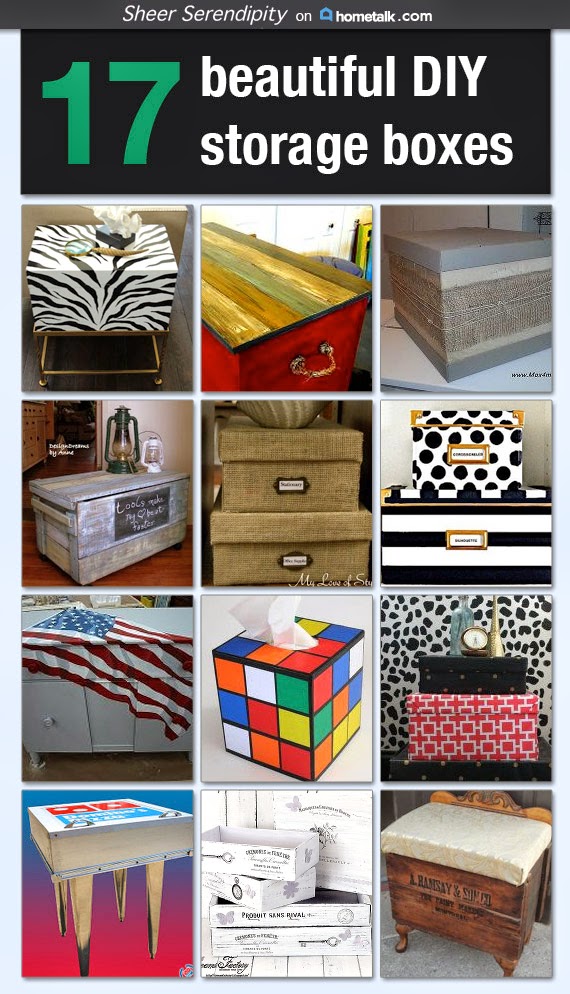 Sheer Serendipity Beautiful creative storage boxes