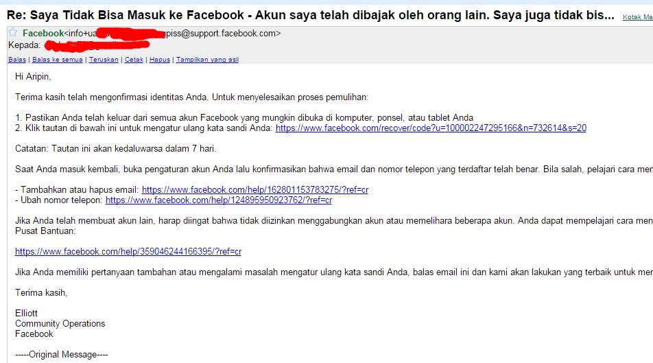 Tutorial Cara Mengembalikan Akun Facebook Yang Diretas Dibajak Di