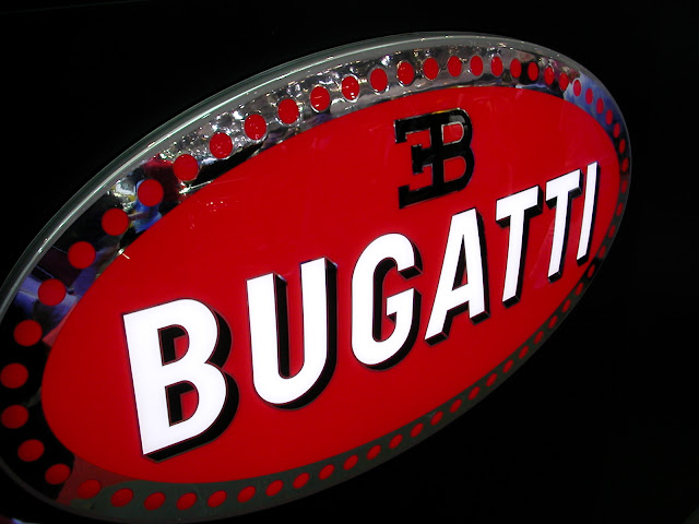 Black Bugatti Logo