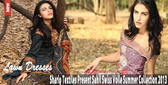 Shariq Textiles Present Sahil Swiss Voile Summer Collection 2013