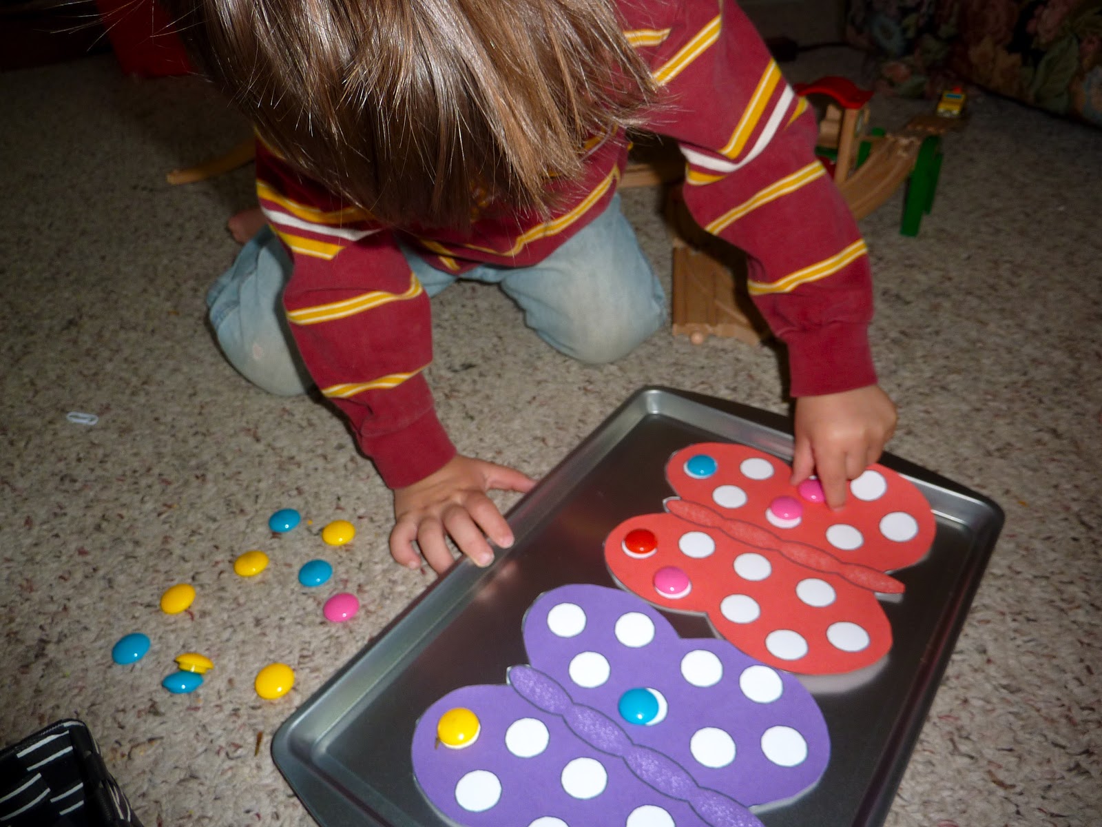 Butterflies and Power Magnets (Photo from Mama of Many Blessings)