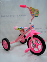 Sepeda Roda Tiga ARAVA  BMX in Pink