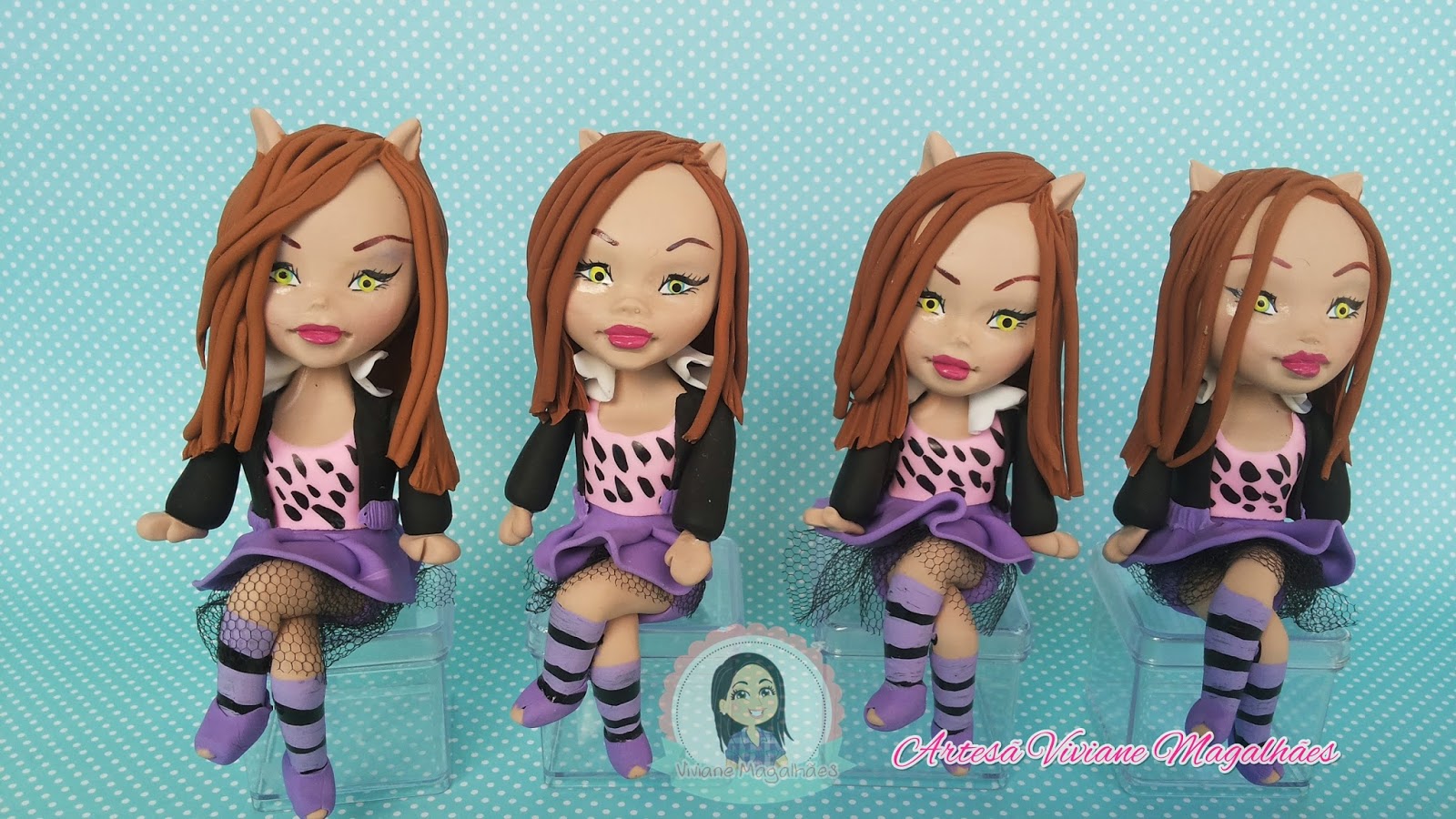 Artesanato Viviane Magalh u00e3es Monster High Em Biscuit Aparador Para Quarto Com Gavetas ~ Artesanato Viviane Magalh u00e3es Monster High Em Biscuit