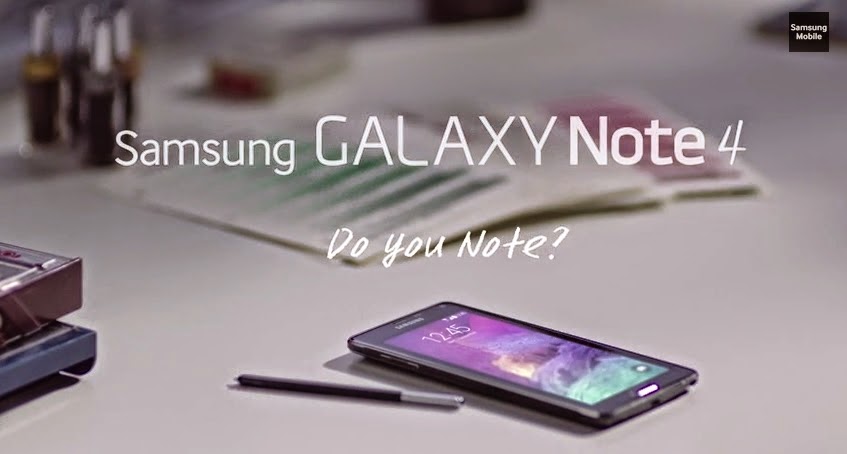 The new Galaxy Note 4