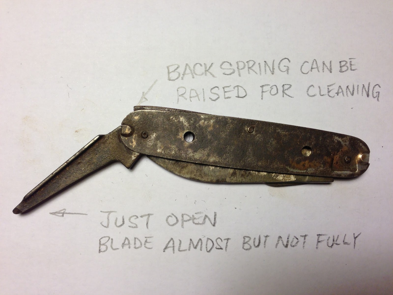 How I Cleaned a Vintage Pocket Knife