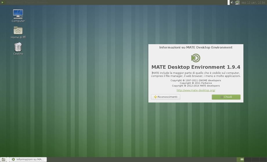 MATE 1.9.4 in Arch Linux