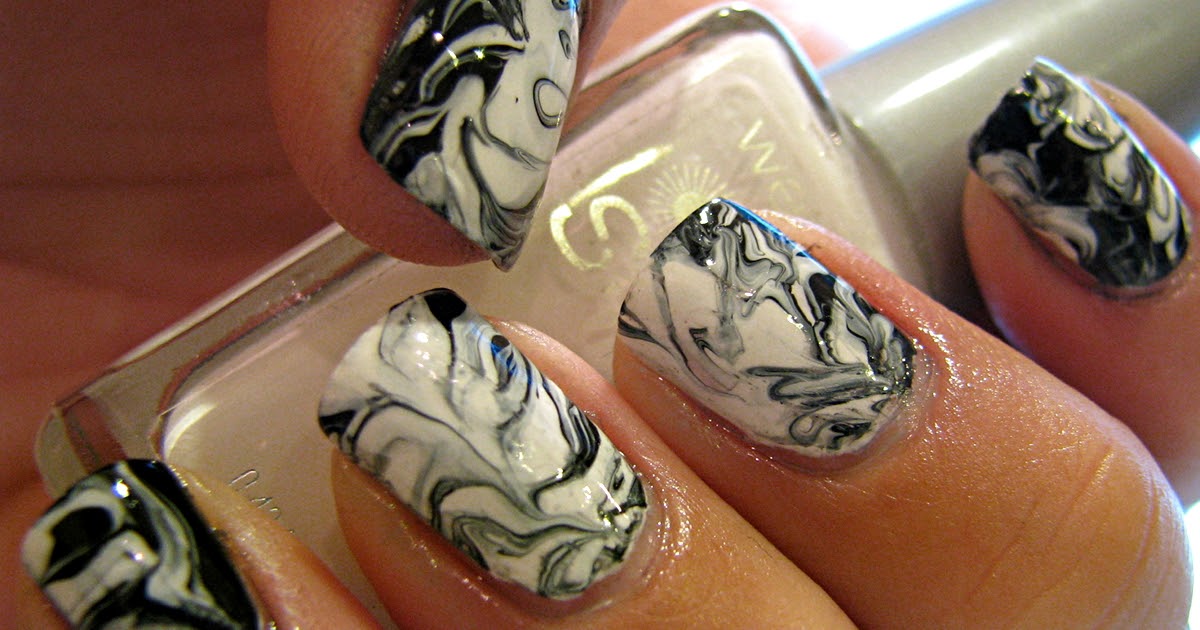 Over The Top Coat 7 of 31 Black & White Nails