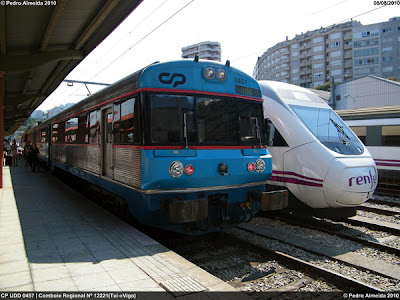 Ligação Porto e Vigo tem média de 26 clientes por viagem - o belo investimento público  Comboios-em-vigo