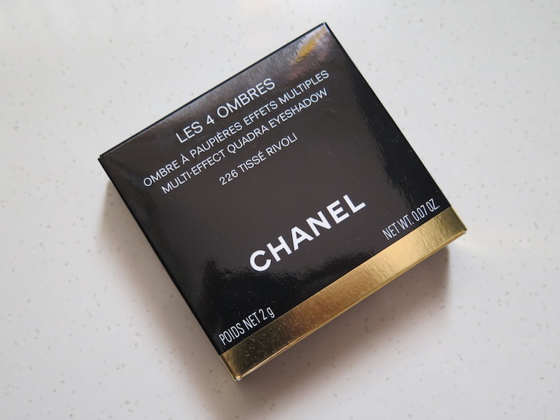 Chanel Les 4 Ombres eyeshadow in 226 Tisse Rivoli! - The Blackmentos Beauty  Box: Rave Review