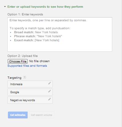 cara menggunakan keyword planner 4