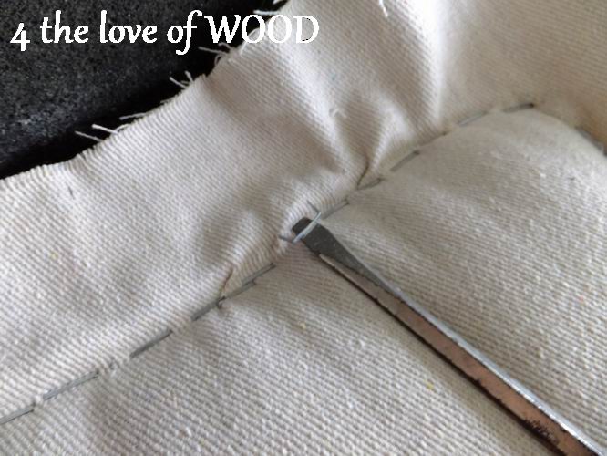 4 the love of wood HOW TO UPHOLSTER AN OPEN CHAIR BACK step two