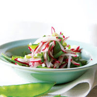 Snow Pea, Scallion, and Radish Salad