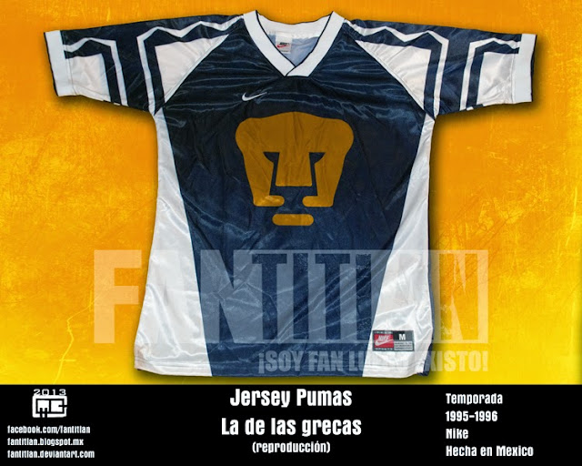 Jersey Pumas Unam 95-96