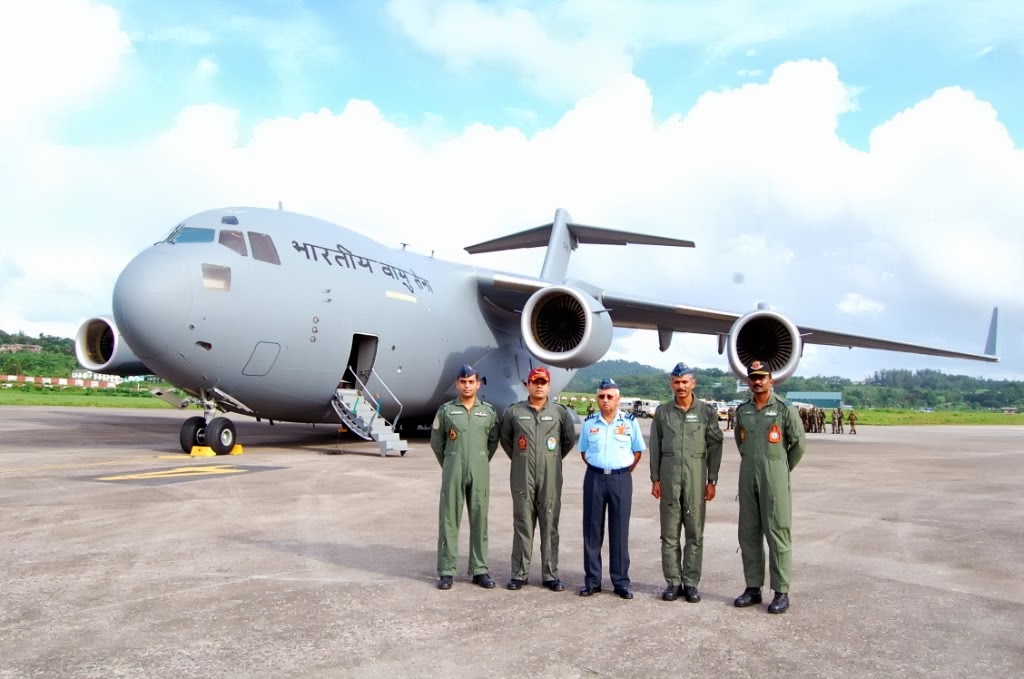 IAF C17 Flies Inf Battalion Troops To Port Blair Livefist