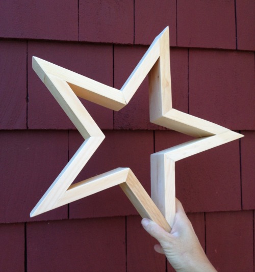 That's My Letter DIY Wood Stars