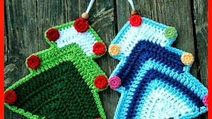Pino de navidad al crochet