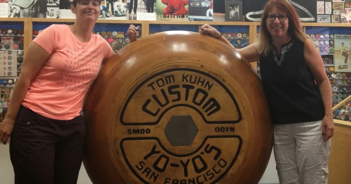 Perfectly Amusing Worlds largest wooden yoyo