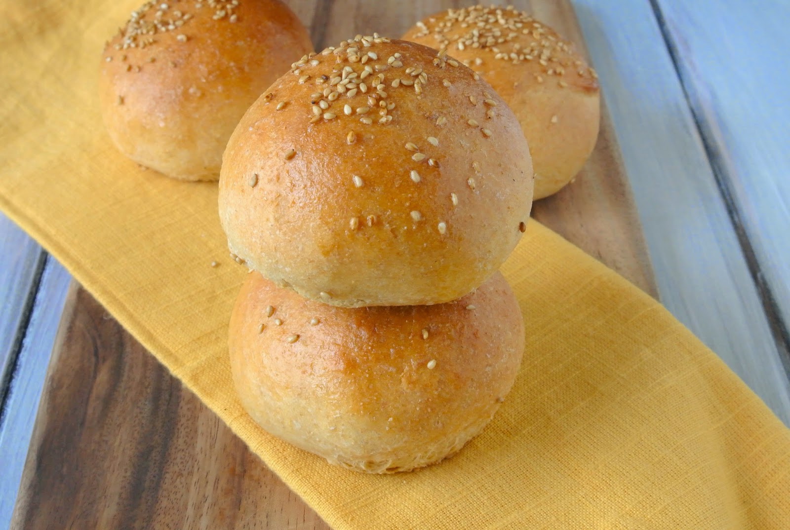Whole wheat hamburger buns Culinary Ginger