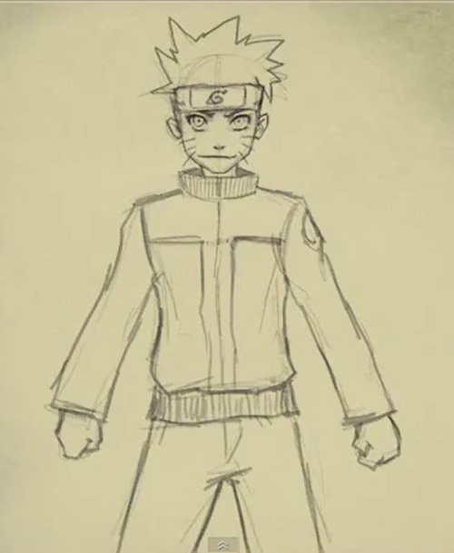 Perpus Mini Cara Mengambar Tokoh Kartun Naruto